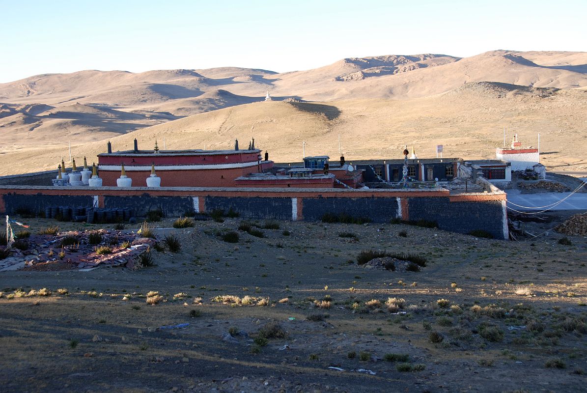 28 Old Zhongba Gompa Tibet At Sunset Old Zhongba (4576m) has a small Sakya-order gompa seen here at sunset.